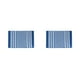 thumbnail image 2 of Alfombra de baño Kearding colección Classic Textura de secado rápido Absorbente segura Azul 2Conjunto, 2 of 6