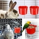 thumbnail image 2 of Comederos de Conejos y Pollos 60 Piezas para Jaula, Colgante para Comedero de Agua para Pollos, Comederos de PláStico para PáJaros, Cuenco para Semillas, Comedero para Pollos, 2 of 6