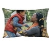 14x20 Photo Decorative Zipper Pillow with bun, Personalize and Customize, Unisex, Adult, Teen, Tween