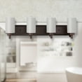 thumbnail image 5 of F18014-80-Sunset Lighting-Dalton - Four Light Bath Vanity   Bright Satin Nickel Finish with Opal Etched Glass, 5 of 5
