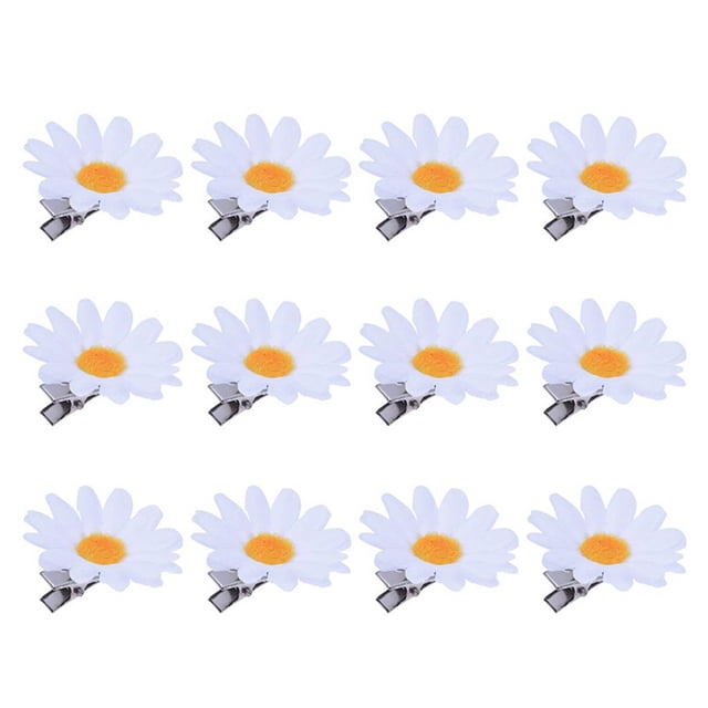 MasteelfCA 20pcs Exquisite Sunflower Hairpins Daisy Hair Clips Party Photo Decorations
