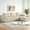 Beige, variant on MCombo 122.8" L-Shaped Modular Sectional Sofa, Ultra Plush Deep Seat Boneless Couch with Chaise, Modern Comfortable Living Room Furniture, Black