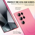 thumbnail image 4 of for Samsung Galaxy S24 Ultra 5G Magnetic Case, Luxury Soft Liquid Silicone Case Bumper Anti-Scratch Shockproof Full Camera Protector Multicolor Cover for Samsung Galaxy S24 Ultra-Pink Red, 4 of 14
