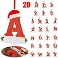 thumbnail image 5 of Christmas Tree Decoration Pendant Personalized Christmas 26 Letter Ornaments Christmas Decorations for Home Christmas Ornaments Outdoor Christmas Tree Christmas Socks for Kids, 5 of 10