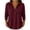03-Wine, variant on QATAINLAV Quarter Zip Pullover Sweatshirt for Women Waffle Knit Mock Neck Polos Shirts Casual Long Sleeve Tops, Gray, XL