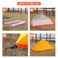 thumbnail image 4 of Tignapoo Ultra-Lightweight Silicone-Coated Nylon Tent for Outdoor Backpacking – Waterproof, Windproof, and Breathable Design for Maximum Comfort and Space, 4 of 6