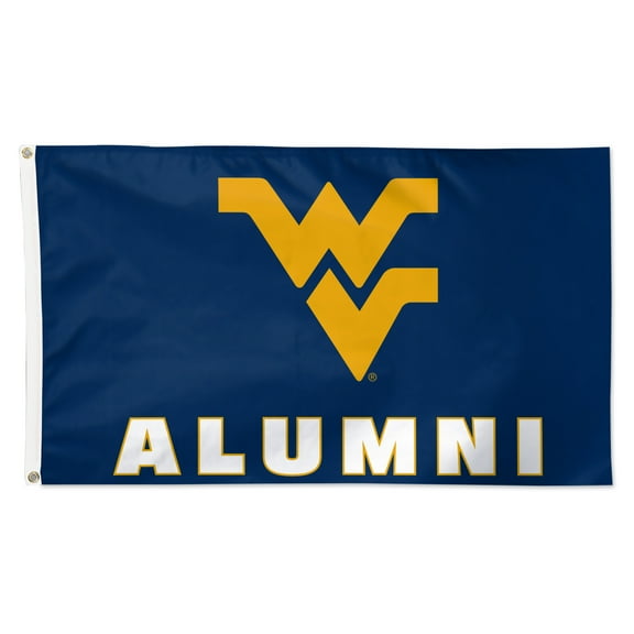 WinCraft West Virginia Mountaineers 3' x 5' Single-Sided Deluxe Alumni School Supporter Flag