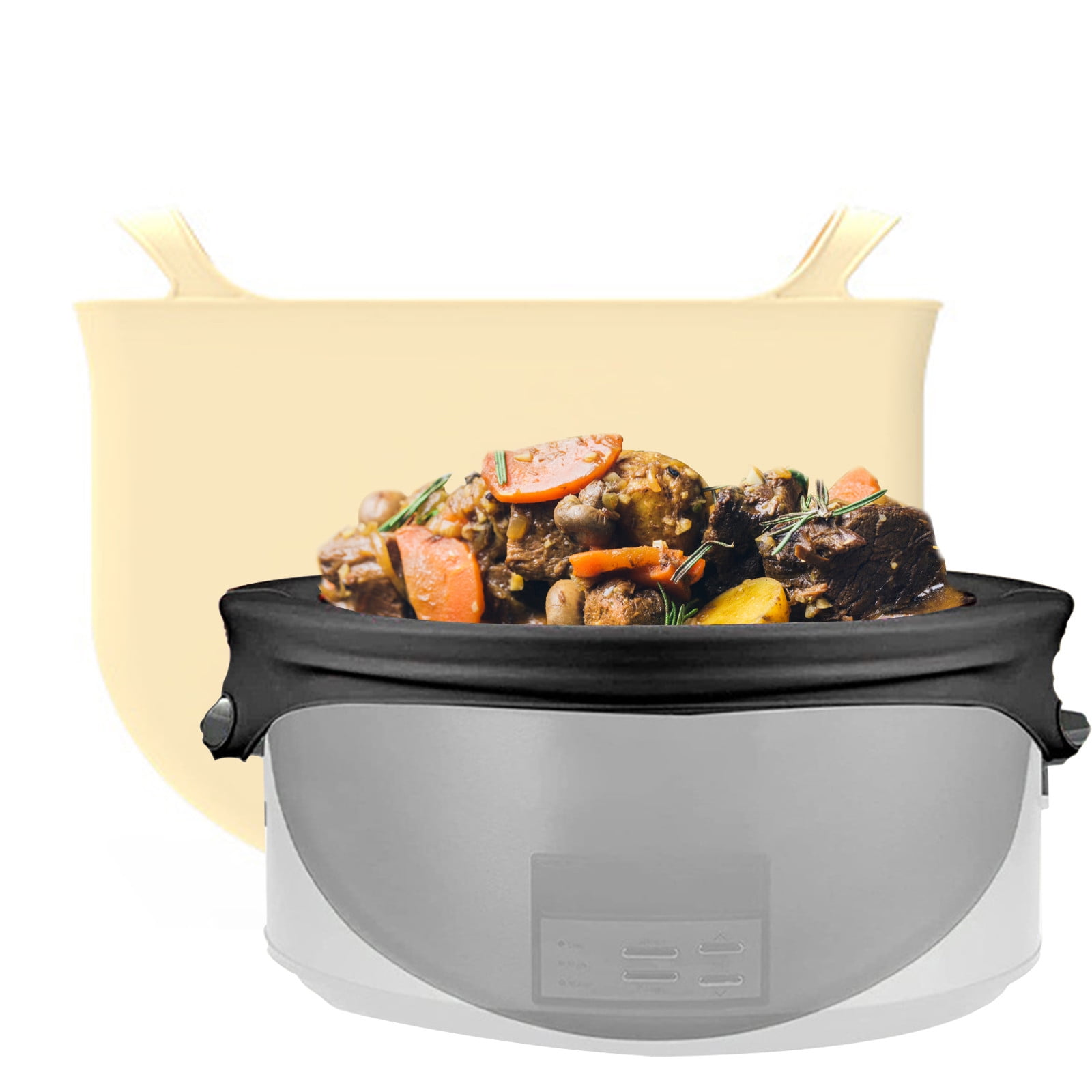 BallsFHK Silicone Slow Cooker Divider Liners, Reusable, EcoFriendly