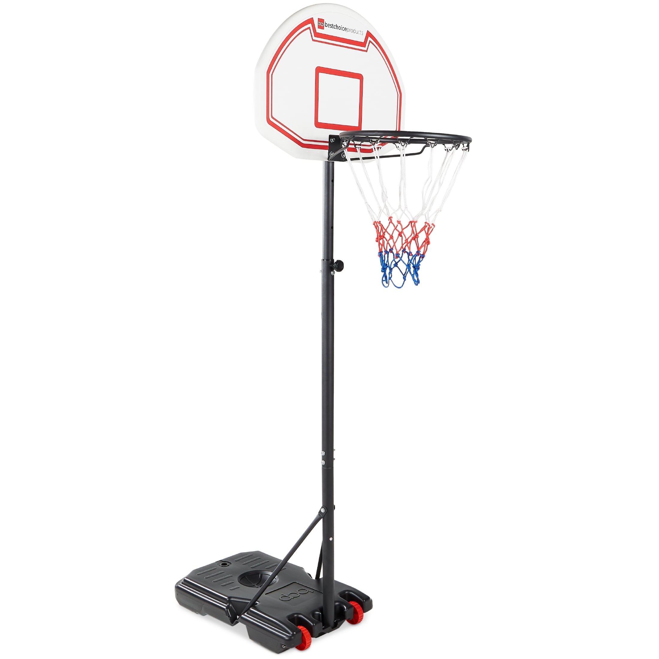 Height Adjustable Basketball Hoop System Portable Backboard Indoor Outdoor Kids 