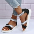 thumbnail image 1 of Sandalias de verano para mujer, sandalias informales para mujer, sandalias de playa romanas Wmkox8yii nm9604, 1 of 8