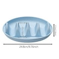 thumbnail image 2 of Plateau de Service en Silicone Plateau Compartimenté Support Rack pour Gril Cuisine Extérieure Batterie de Cuisine Réutilisable Durable -Purpose Organiseur de Vaisselle, 2 of 8