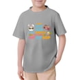 thumbnail image 4 of MDUKONU Kids Easter Shirt Short Sleeve Tee Tops Easter Toddler Girls Boys Graphic Tee Light Gray 4-5 Years, 4 of 4