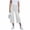 04-White, variant on Diufon Capri Jeans for Women Casual Wide Leg Drawstring Waist Capris Spring Summer Fashion Denim Pants with Pockets
