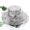 Grey, variant on Flower Organza Hat Derby Party Wide Brim Church Hats Foldable Fashion Sunshade Hat Summer Beach Floral Tea Flower Wedding Hat