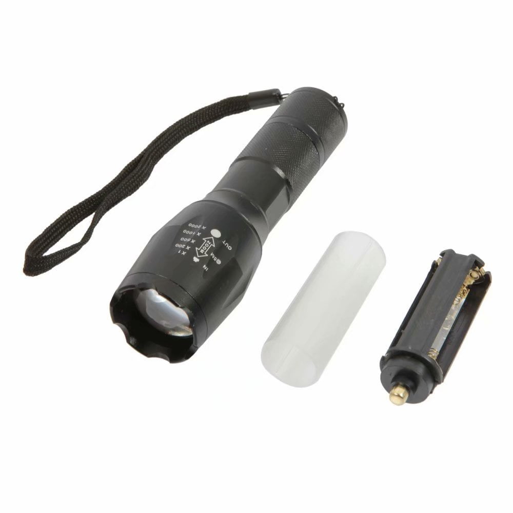 NGC-C Tactical Flashlight with Rechargeable Battery & Charger,Super Bright LED,High Lumen,Zoomable 5 Modes,Water Resistant,Camping,Outdoor,Emergency Flashlights 