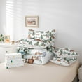 thumbnail image 6 of Manfei Jungle Wildlife Deer 7 Pieces Bedding Comforter Set,Country Farmhouse Lodge Full Bedding Set,Brown White Green Fitted Sheet Flat Sheet For Kids,Breathable Home Decor Reversible, 6 of 8