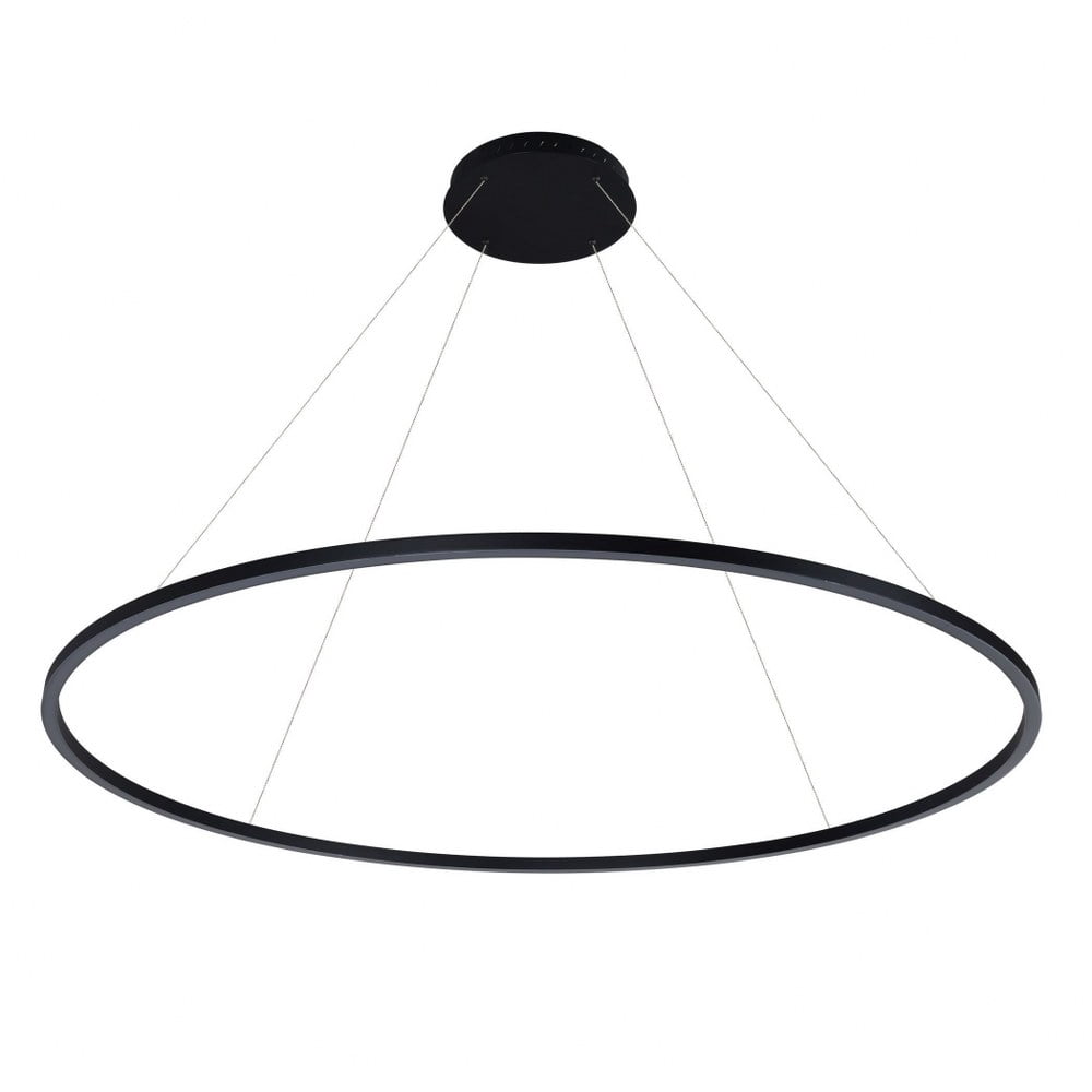 VONN Tania 60" Adjustable ETL Certified Integrated LED Chandelier in Black