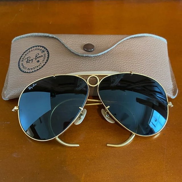 RB-Hip Hop-sunglasses 😎 Vintage Bausch & Lomb Sharp Shooter Aviator Sunglasses 😎