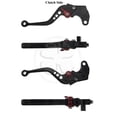 thumbnail image 3 of CNC Shorty Brake Clutch Levers Black For Suzuki GSXR 600 750 97-03 Handle Hand, 3 of 4