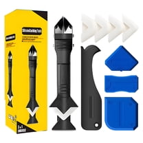 ICERUN Caulking tool Precision Edge Finishing Caulk Remover tool Soft and Safe Material Scraper tool,Style4