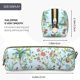 thumbnail image 3 of Fotbe Chinoiserie Floral Palm Tree Estuche para Lápices de Cuero con Estampado, Estuche con Cremallera Resistente, Organizador Compacto y Elegante para Papelería, 3 of 7
