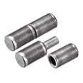 thumbnail image 1 of Soldadas Barril Bisagras, 45mm x 13mm Macho a Hembra Hierro Bisagra Pasador para Metal Hogar Portón Puerta Ventana 16 Pares, 1 of 5
