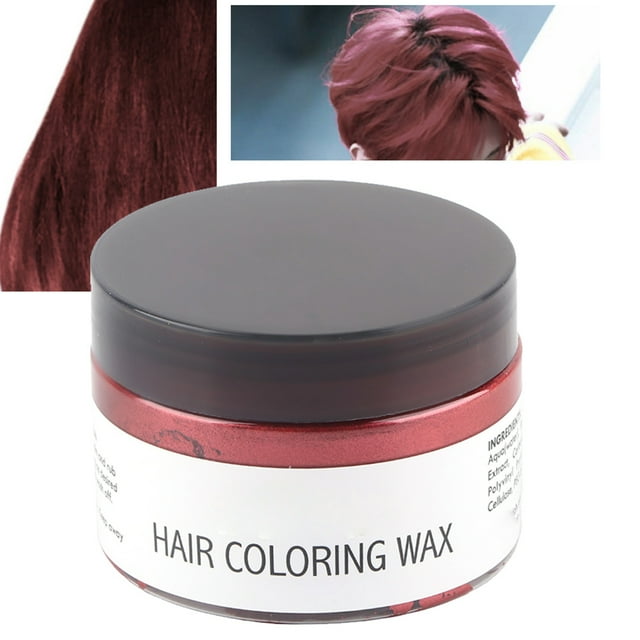 Hair Coloring Wax Hair Wax Color Professional Barber Shop Hair Dyeing Clay Hair Coloring Modeling Styling Wax 120g Hair Coloring Clay Hair Dyeing Modeling Styling Wax DIY Hair