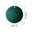 thumbnail image 3 of Large Tableware Mat Cup Mat Bowl Mat Dining Table Mat Insulation Mat 18CM Non-Slip Absorbent Coaster for Hot and Cold Drinks Protects Furniture from Spills Kitchen Office Bar Home Use, 3 of 4