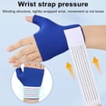 thumbnail image 7 of Toudaret 1 Pair Sports Palm Brace Wrist Support Sleeves with Adjustable Straps Neoprene Wrist Brace Compression Carpal Tunnel Relief Sports Glove Wrist Brace for Men Women, 7 of 7