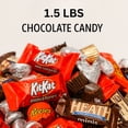 thumbnail image 2 of KitKat, Reese’s, Hershey’s Kisses & Heath Miniatures – 1.5 lbs Bulk Assortment of Individually Wrapped Chocolate Candy for Party Favors, Holidays, Office Snacks, 2 of 9