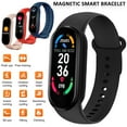 thumbnail image 1 of DEBGFS Fitness Tracker with Heart Rate Activity Tracker Health Exercise Watch with Sleep Monitor Message Call Reminder Smart Fitness Band 15-Day Battery Life Bluetooth Fitness Watch(Blue),pink, 1 of 10