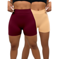 thumbnail image 1 of Set 2 Boxer Short Mujer Ropa Interior Sin Costuras Calzones UNITALLA, 1 of 9
