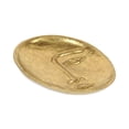 thumbnail image 3 of Roven Cara Golden Cast Iron Abstract Face Dish, 3 of 4