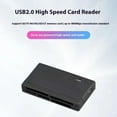 6 in 1 Memory Card Reader External USB Adapter Computer Reading Writing ...