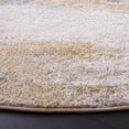 thumbnail image 3 of SAFAVIEH Phoenix Ellison Abstract Area Rug, Rust Blue/Ivory, 6'7" x 6'7" Round, 3 of 8