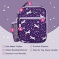 thumbnail image 6 of Bentgo Kids Insulated Lunch Tote - Water-Resistant, Reusable, Lightweight & Durable Lunch Bag with Water Bottle Holder & Mesh Pocket, Fits Lunch Box & Water Bottle - Ideal for Ages 3+ (Unicorn), 6 of 7