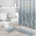 thumbnail image 3 of FMSHPON Forest Decor 4 Piece Bathroom Set Shower Curtain Bath Rug Contour Mat and Toilet Lid Cover, 3 of 8