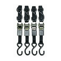 CargoBuckle F12636 Ratchet Tie-Down Value Pack - 1" x 15', 4 Pack
