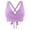 a-84Purple9, variant on FINALGANG Womens Deep V Cross Back Solid Color Front Wrap Ruched Bikini Top Adjustable Tie Back Swim Top Minimal Basic Swim Tops For Beach Pool Vacation Stylish Swimwear S