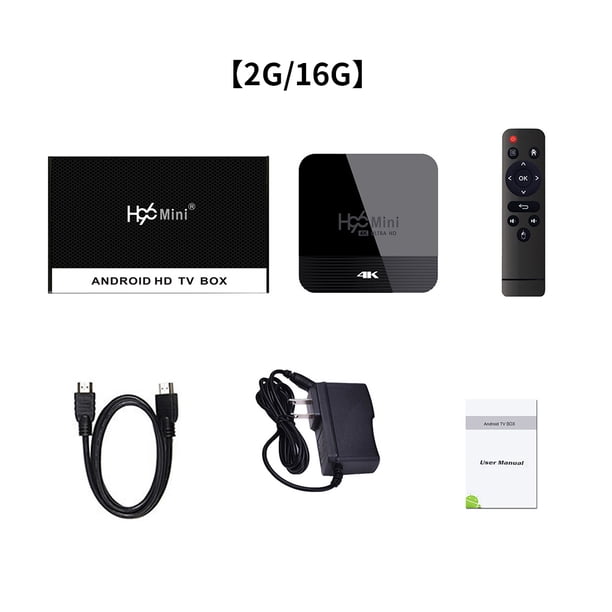 Quad Core CPU TV Topbox HD Wifi Bluetooth 4.0 TV Box Multi-idioma Wireless Network Media Player 2G + 16G Enchufe de EE. UU. sidaley EL5110-06B