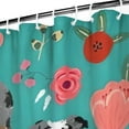 thumbnail image 3 of Australian Shepherd Dog and Flower Shower Curtain 72"x84" ,Bathroom Decorative Shower Curtains Set with 12 Hooks,Modern Waterproof Washable Shower Curtain, 3 of 6