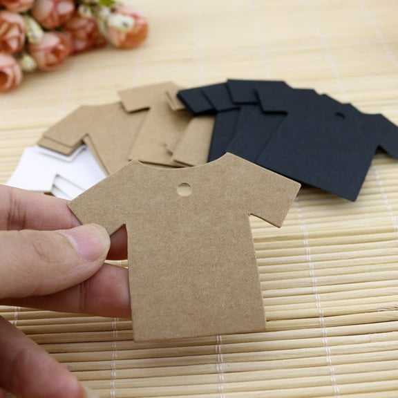 WRISTBIQUE 100Pcs Paper Blank Tag For Projects 7 x 5.5in