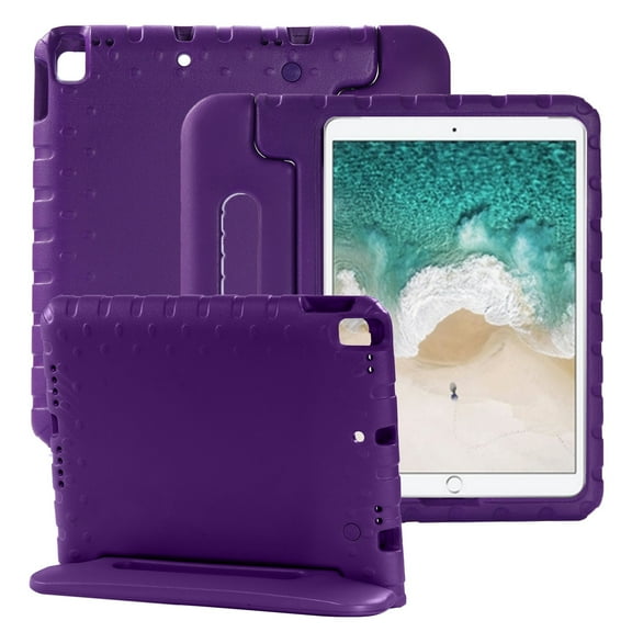 Dteck iPad 9th Generation Case, iPad 8th Generation Case, iPad 7th Generation Case for Kids, iPad 10.2 Case 2021/2020/2019, Shockproof Handle Stand Kids Case for iPad 9/8/7 Gen 10.2-Inch,Purple