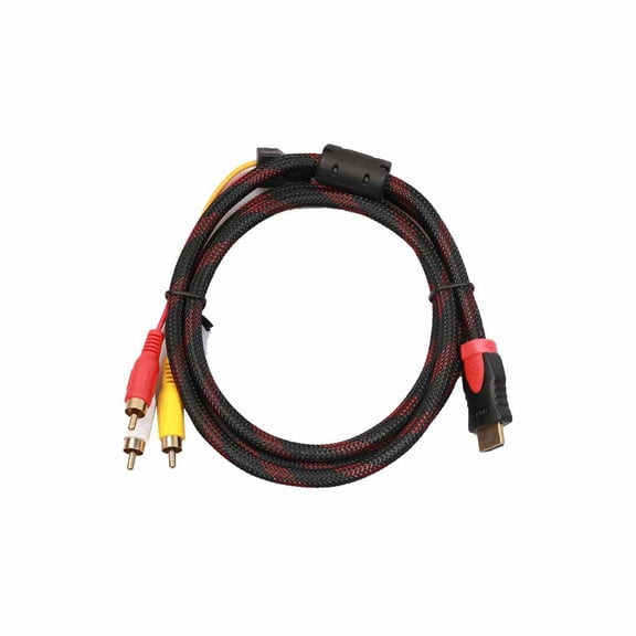 HDMI a 3RCA Video Audio AV Componente Convertidor Cable adaptador para HDTV y la mayoría de los proyectores LCD 1.5m Advancent  DN0504-00