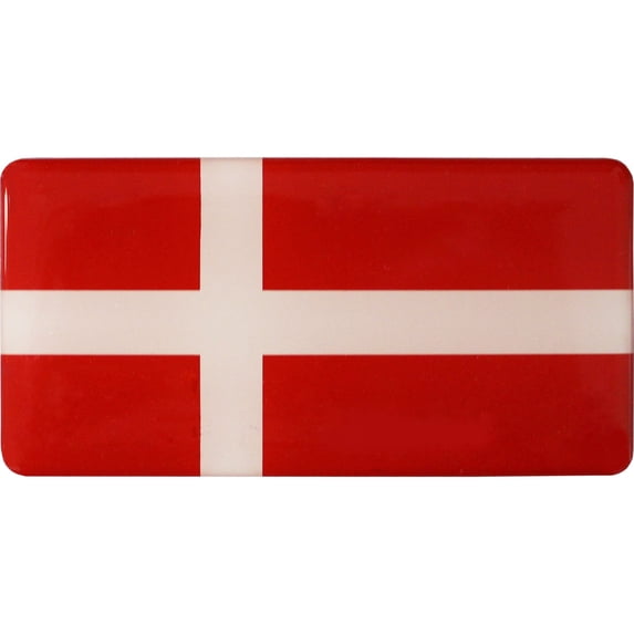 Denmark Domed Sticker