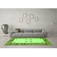 thumbnail image 3 of Ahgly Company Indoor Square Oriental Green Modern Area Rugs, 7' Square, 3 of 4