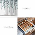 thumbnail image 6 of Placemats 1 Pack, Teal Green Eucalyptus Leaves Woven Placemat, Linen Place Mats for Kitchen/Dining Tables, Spring Plants Leaves Country Washable Table Mats for Party, 6 of 8