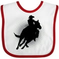 thumbnail image 3 of Inktastic Rodeo Rider Team Roping Boys Baby Bib, 3 of 4