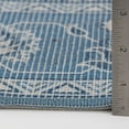 thumbnail image 5 of Better Homes & Gardens Blue Lillian Dainty Persian Area Rug, 5'x8', 5 of 11