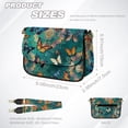 thumbnail image 7 of ZUXONGSY Retro Boho Mandala Butterfly Print Shoulder Handbag for Women Small Crossbody Purse Trendy Satchel with Adjustable Wide Strap for Working Dating, 7 of 7